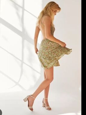 Kimchi Blue Verlina Smocked Bodice Mini Dress Urban...small